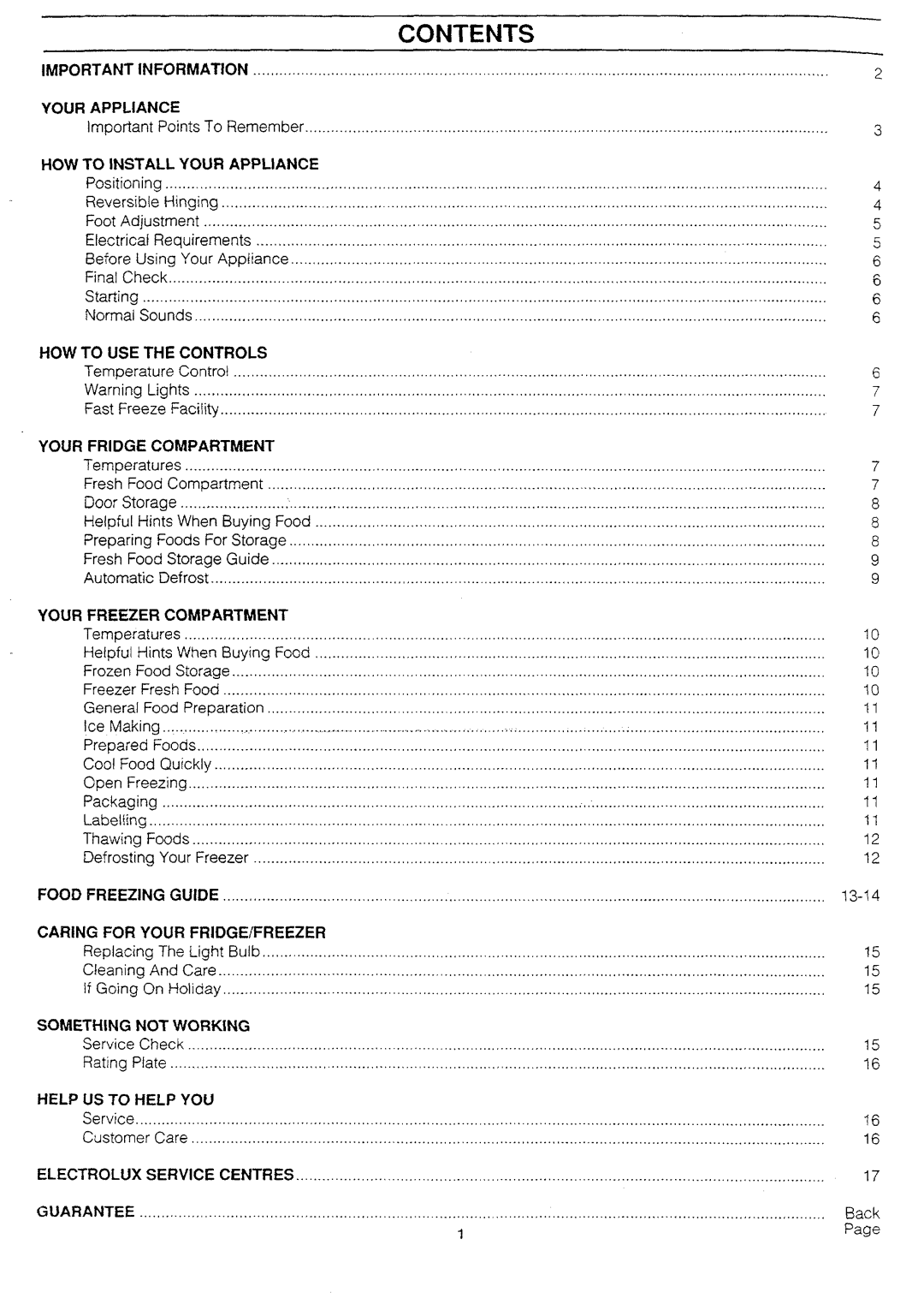 Electrolux ER2340B, ER 2341B, ER2941B, ER2940B manual 