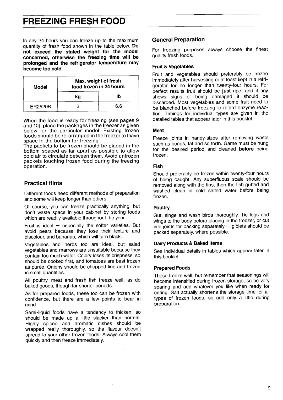 Electrolux ER 2520 B manual 