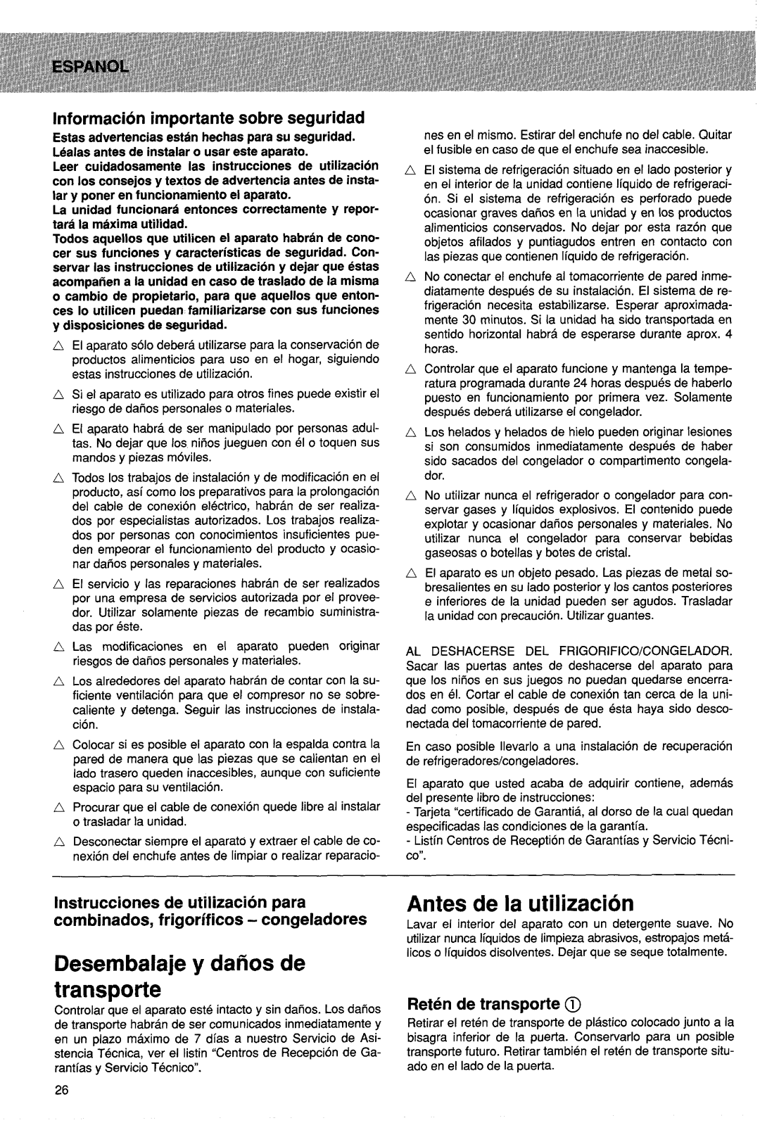 Electrolux ER 3110B manual 
