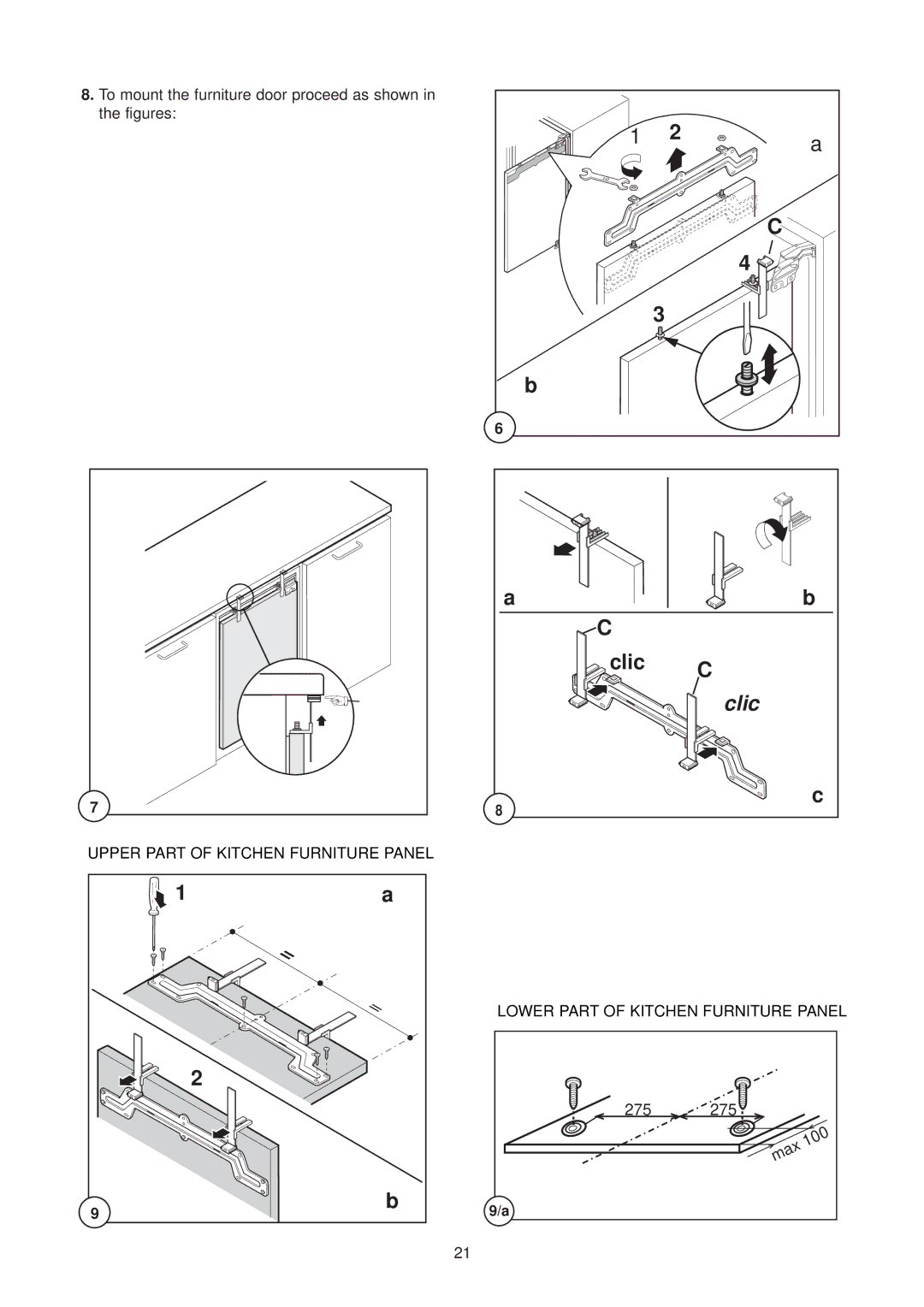 Electrolux ER 6334 U instruction manual Clic 