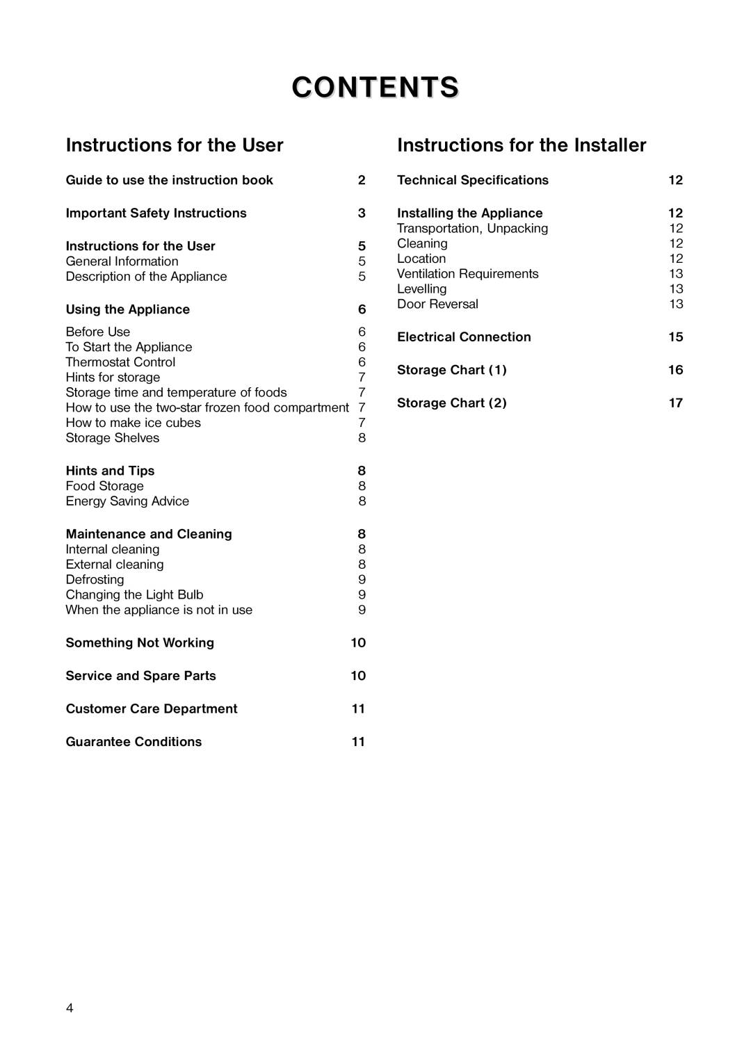 Electrolux ER 6642 T manual Contents 