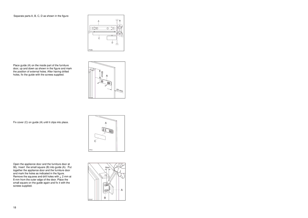 Electrolux ER 8034 I manual 50mm 