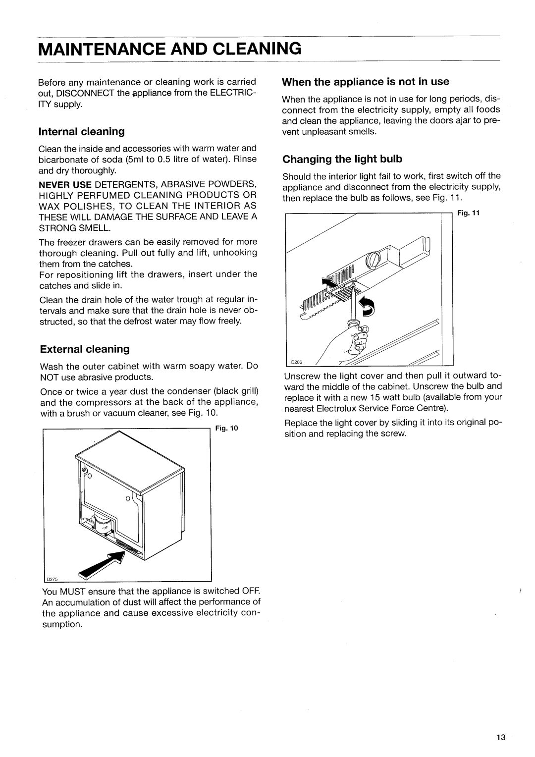 Electrolux ER2121 S manual 