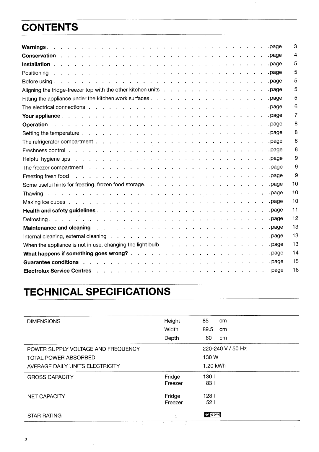 Electrolux ER2121 S manual 