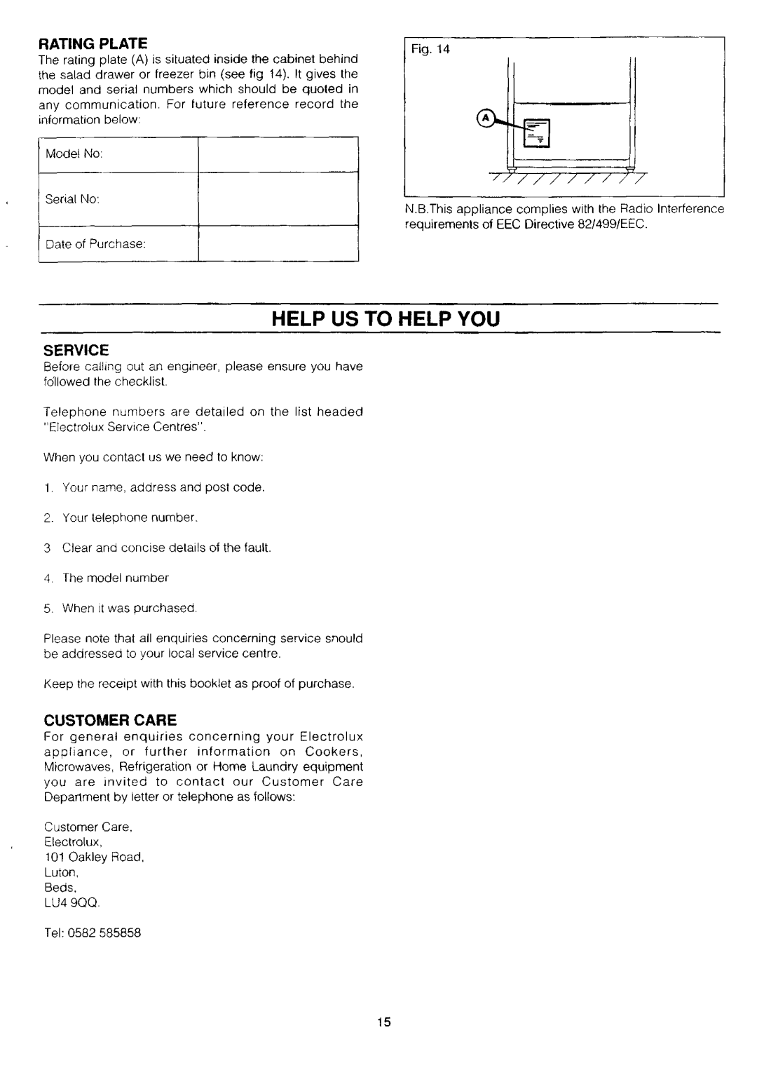 Electrolux ER2440D manual 