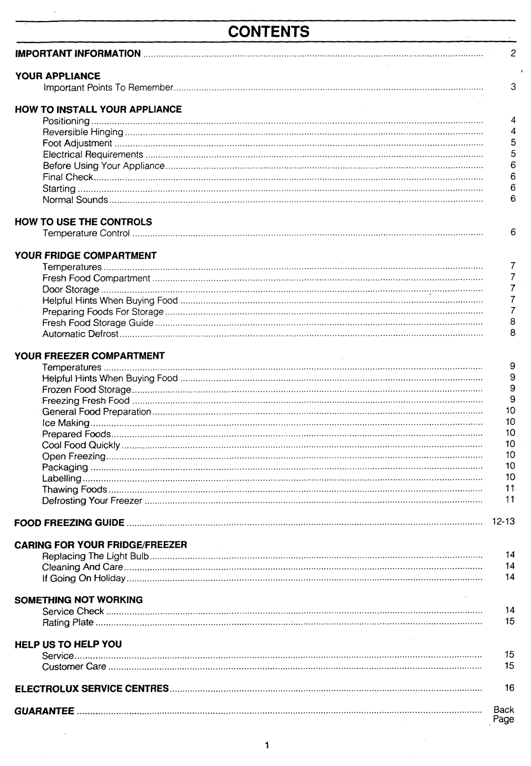 Electrolux ER2445D manual 