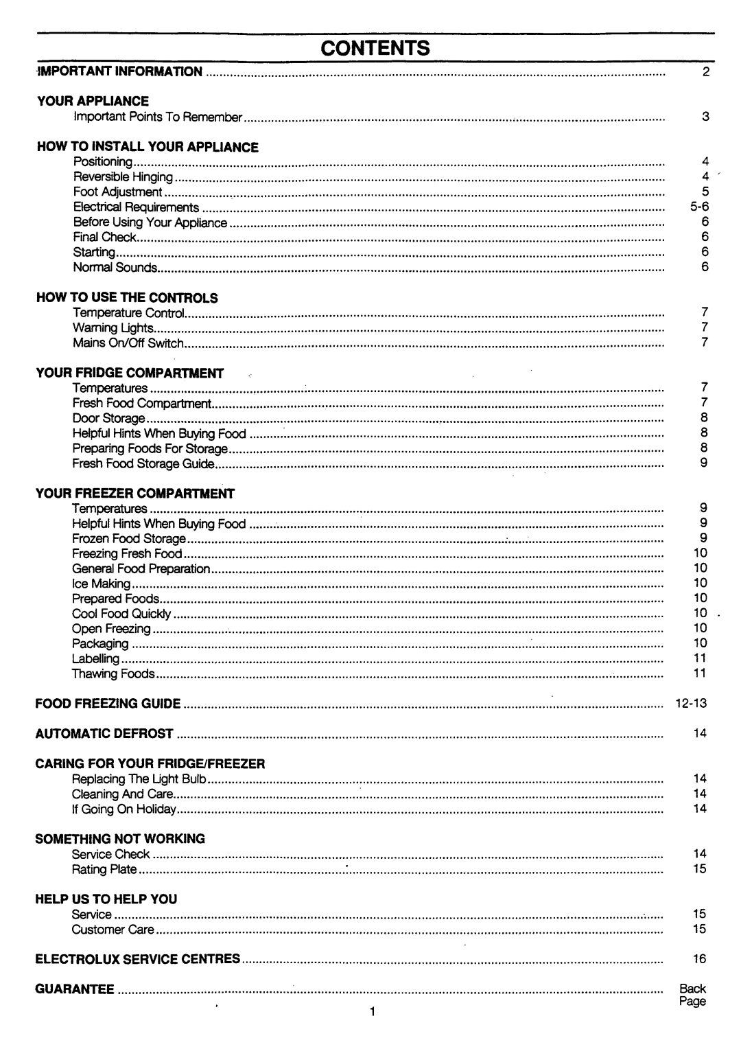 Electrolux ER2658B manual 