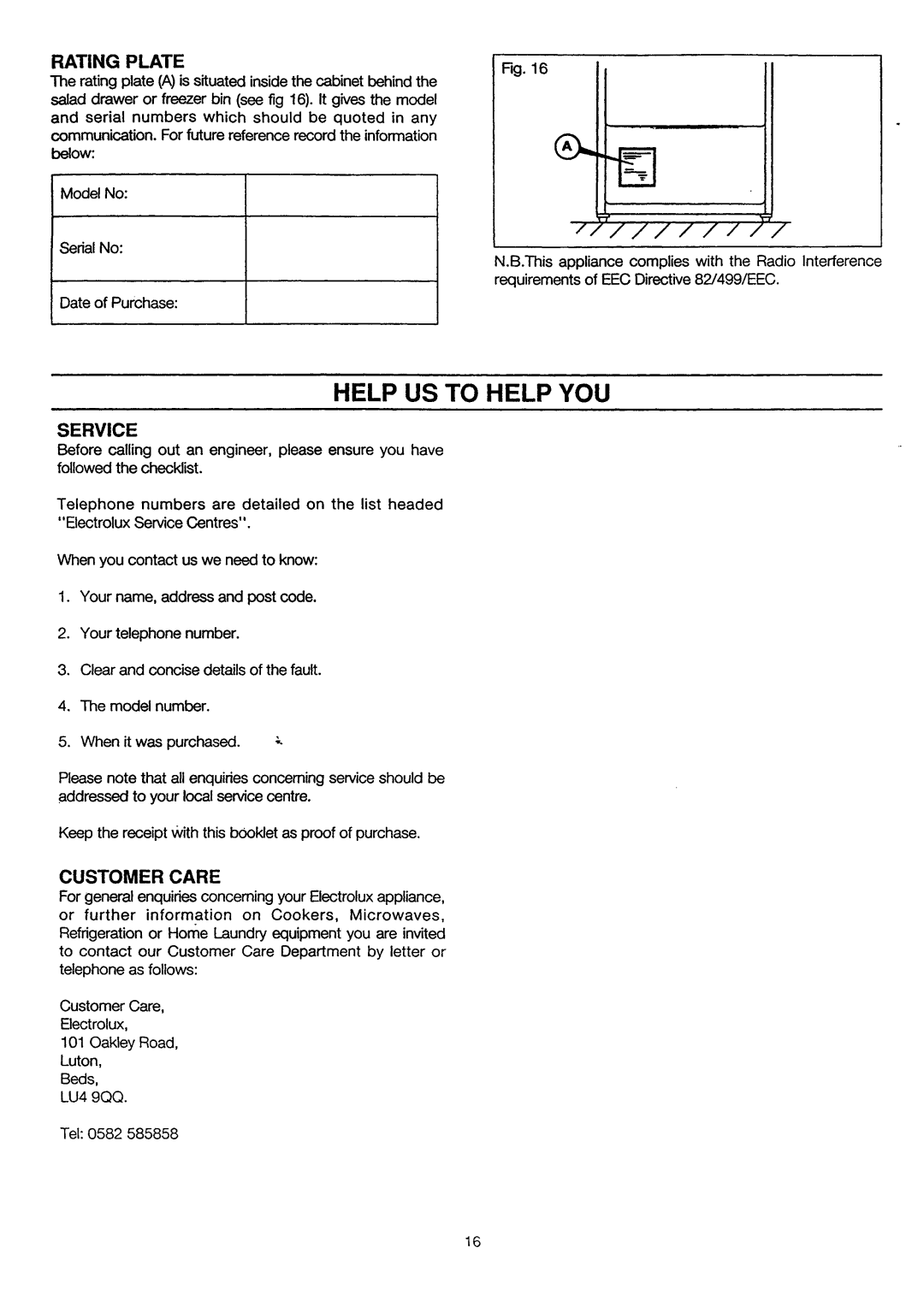 Electrolux ER2945B, ER2944B, ER2344B, ER2345B manual 