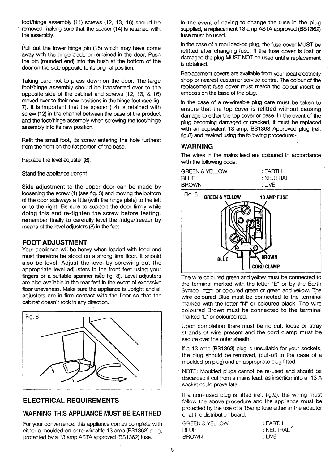 Electrolux ER2344B, ER2944B, ER2945B, ER2345B manual 