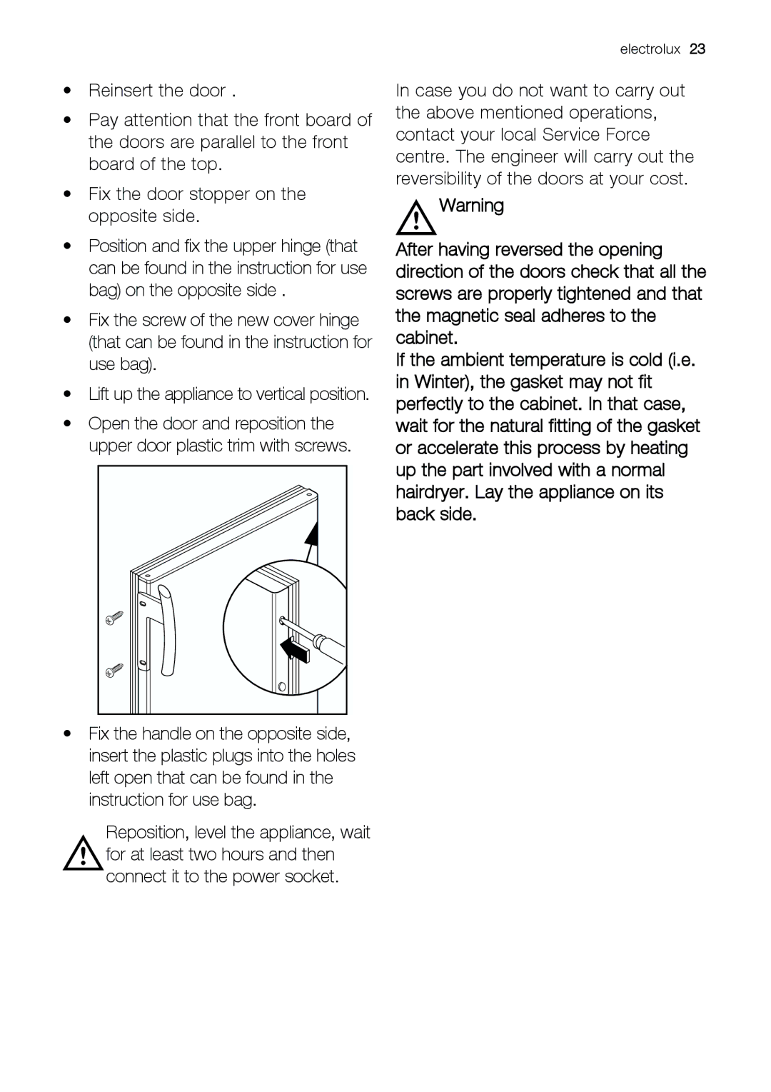 Electrolux ERC 39392 S manual Electrolux 