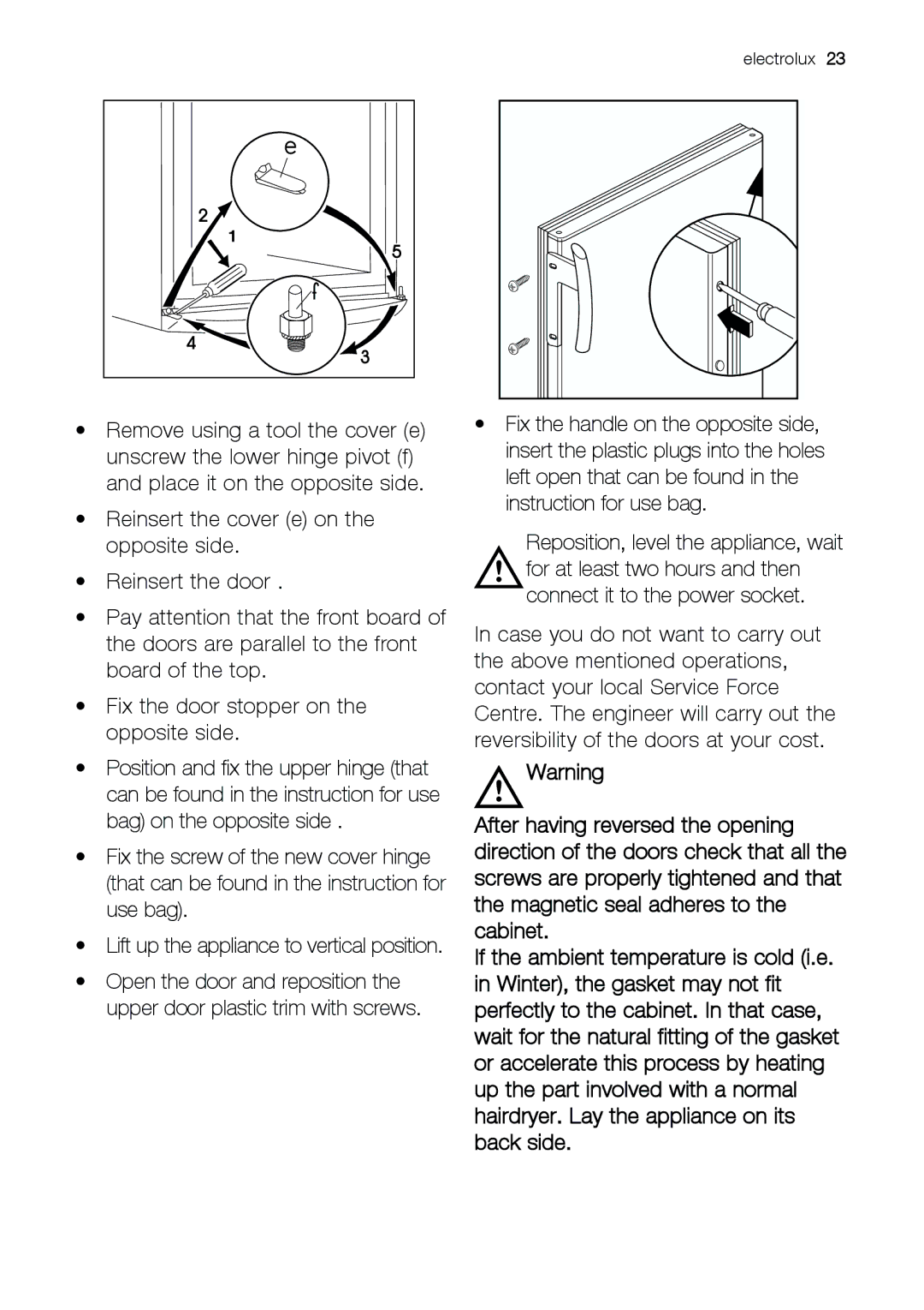 Electrolux ERC 39392 X manual Electrolux 