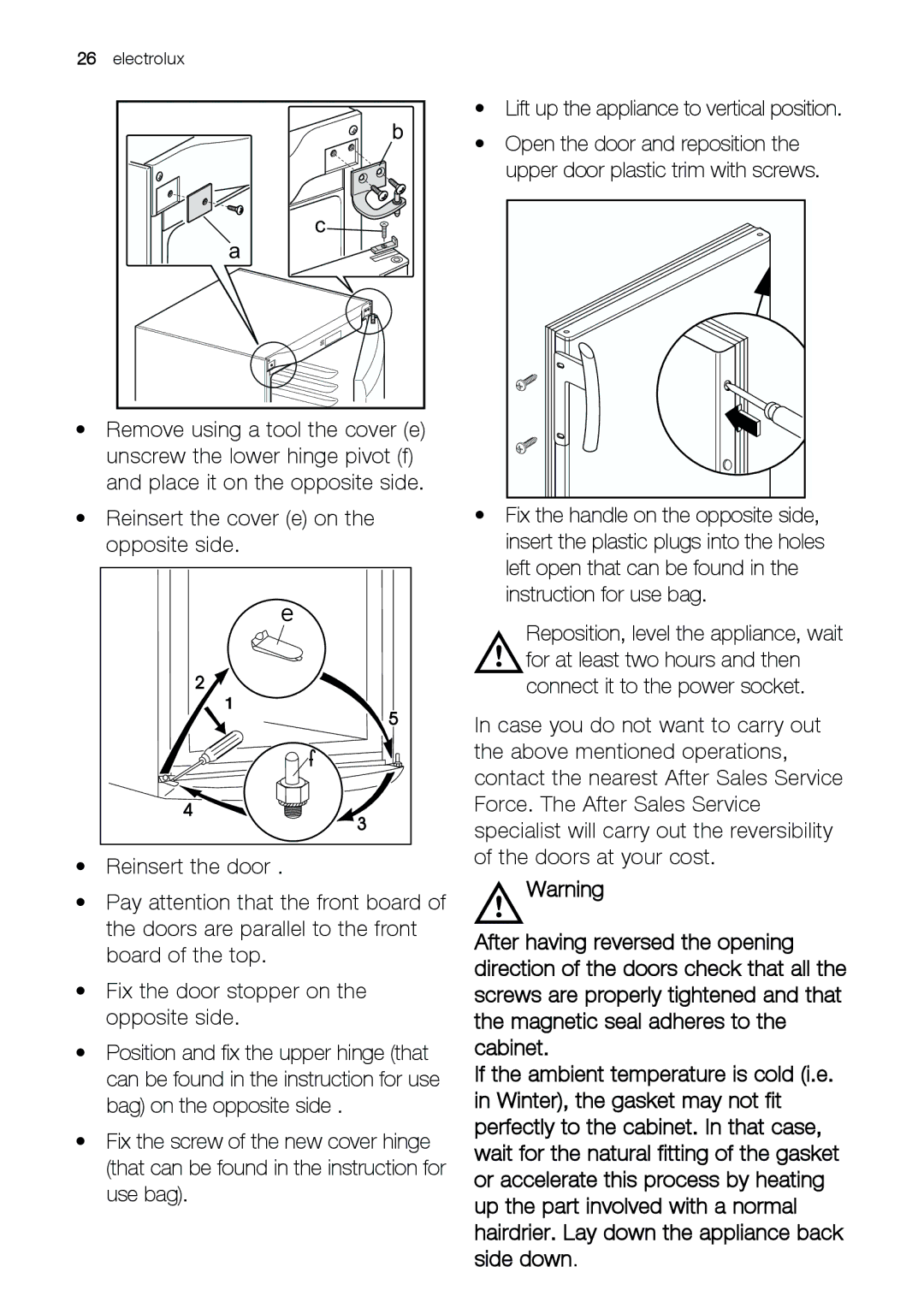 Electrolux ERE 39392 X manual Electrolux 