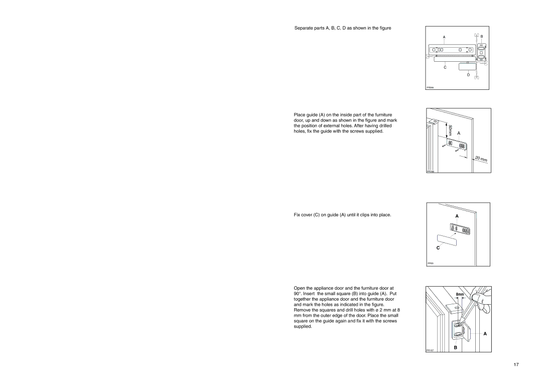 Electrolux ERF 2830 manual 50mm 