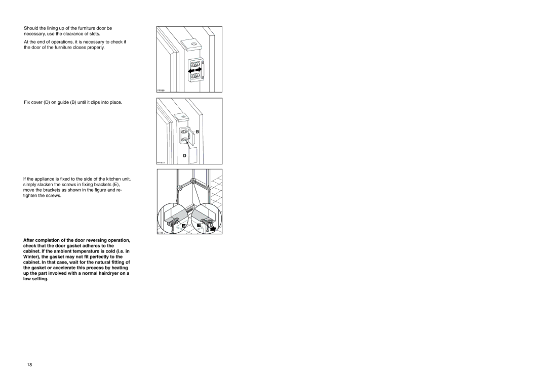 Electrolux ERF 2830 manual D735 