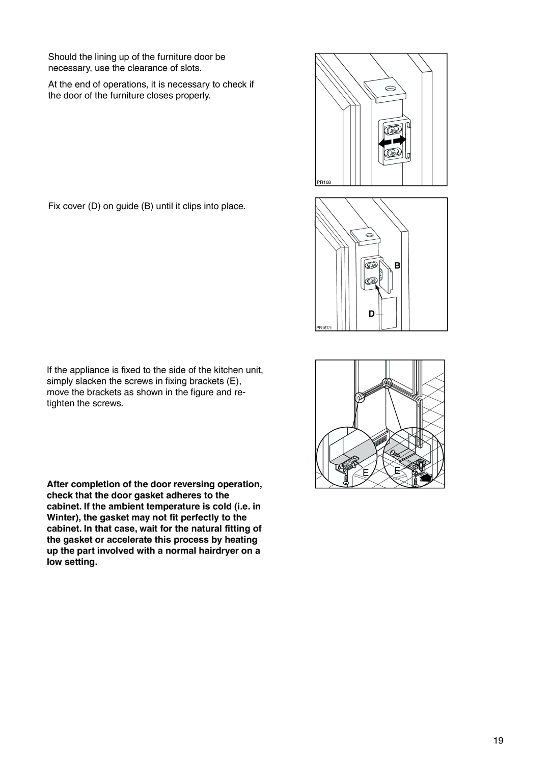 Electrolux ERF 2831 manual PR167/1 