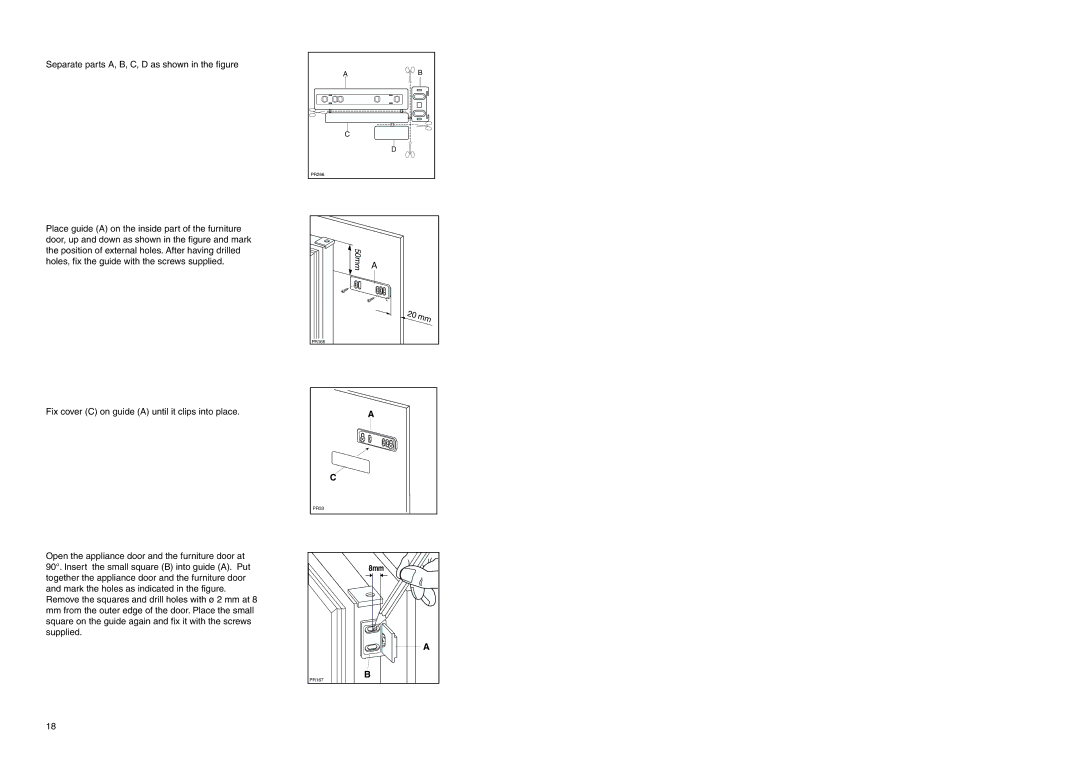 Electrolux ERN 2820 manual 50mm 