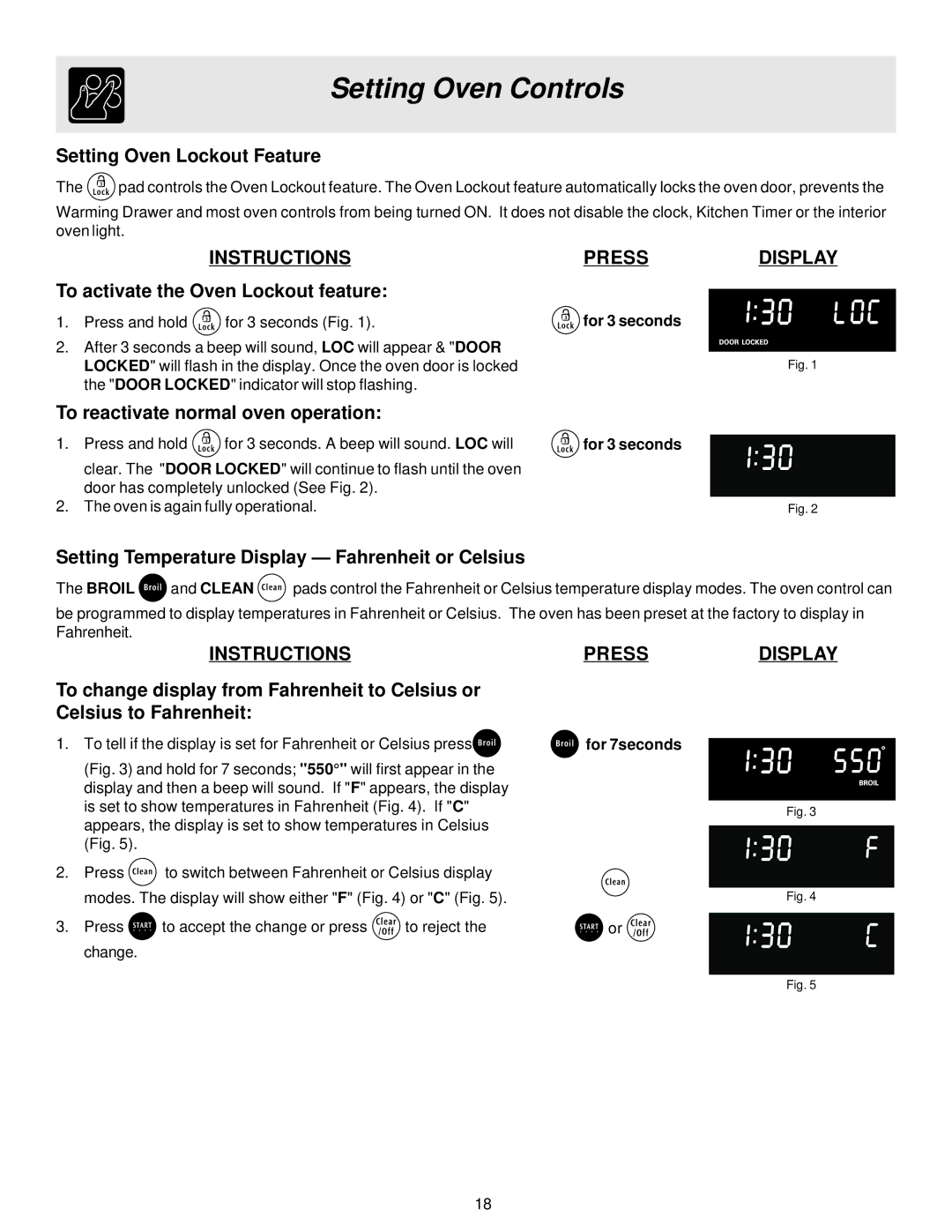 Electrolux ES510 important safety instructions Instructions, Pressdisplay 