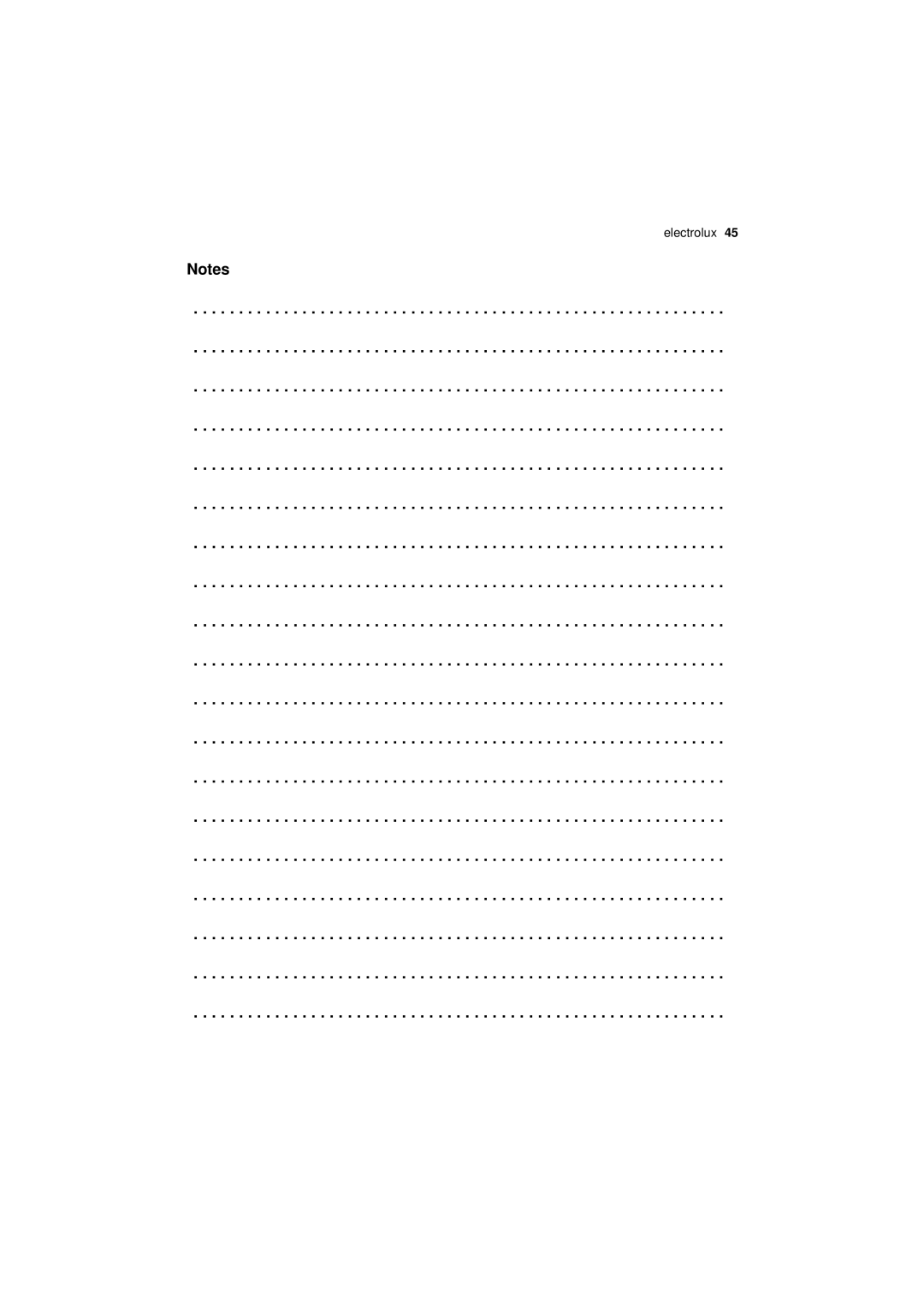 Electrolux ESF 45010 user manual Electrolux 