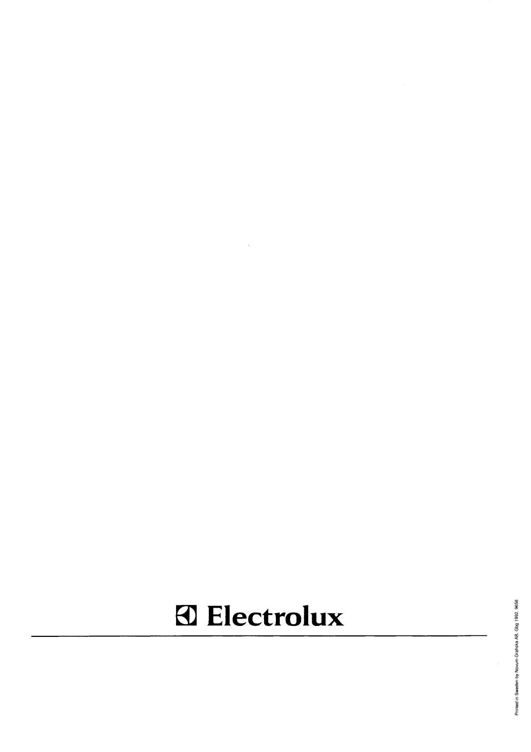 Electrolux ESF 641 manual 