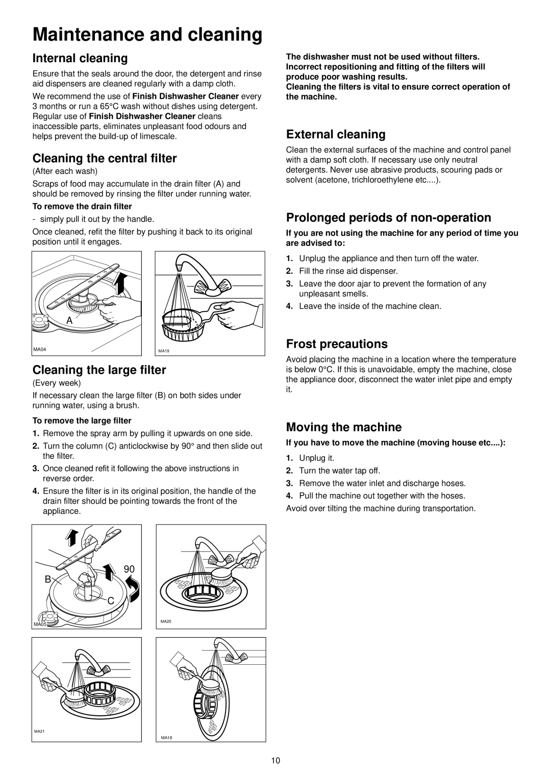 Electrolux ESI 602 manual Maintenance and cleaning 