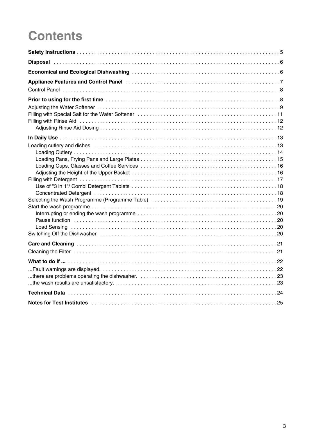 Electrolux ESI 6220 manual Contents 