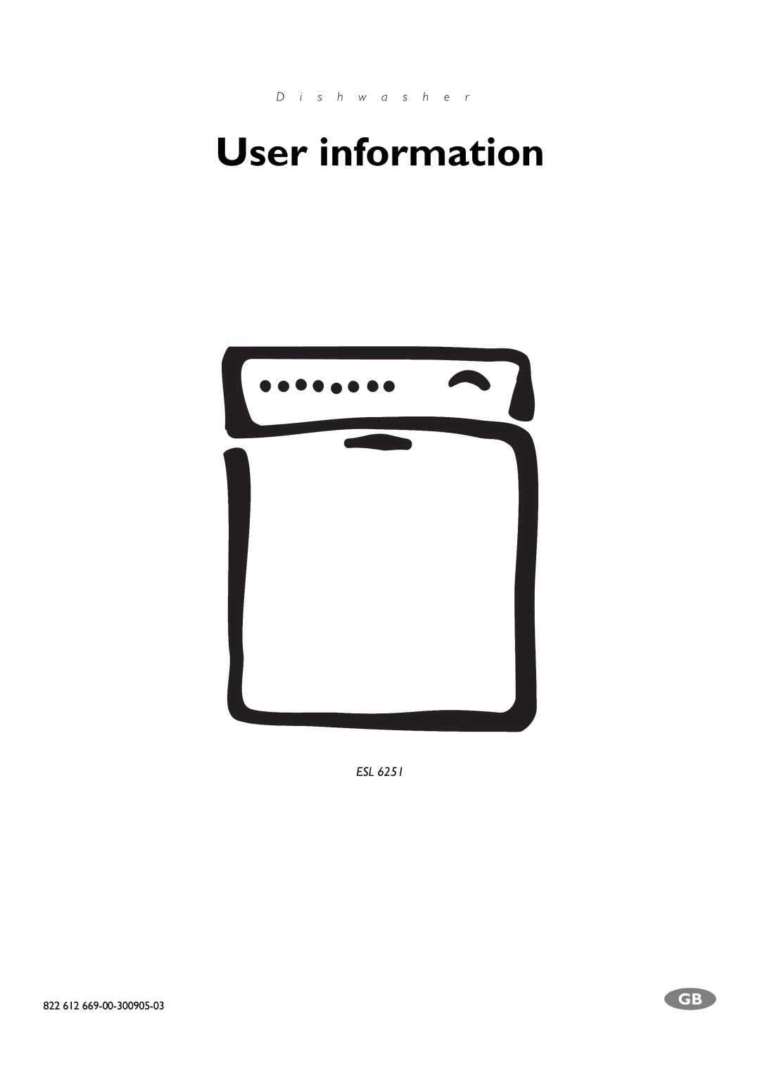 Electrolux ESL 6251 manual User information 