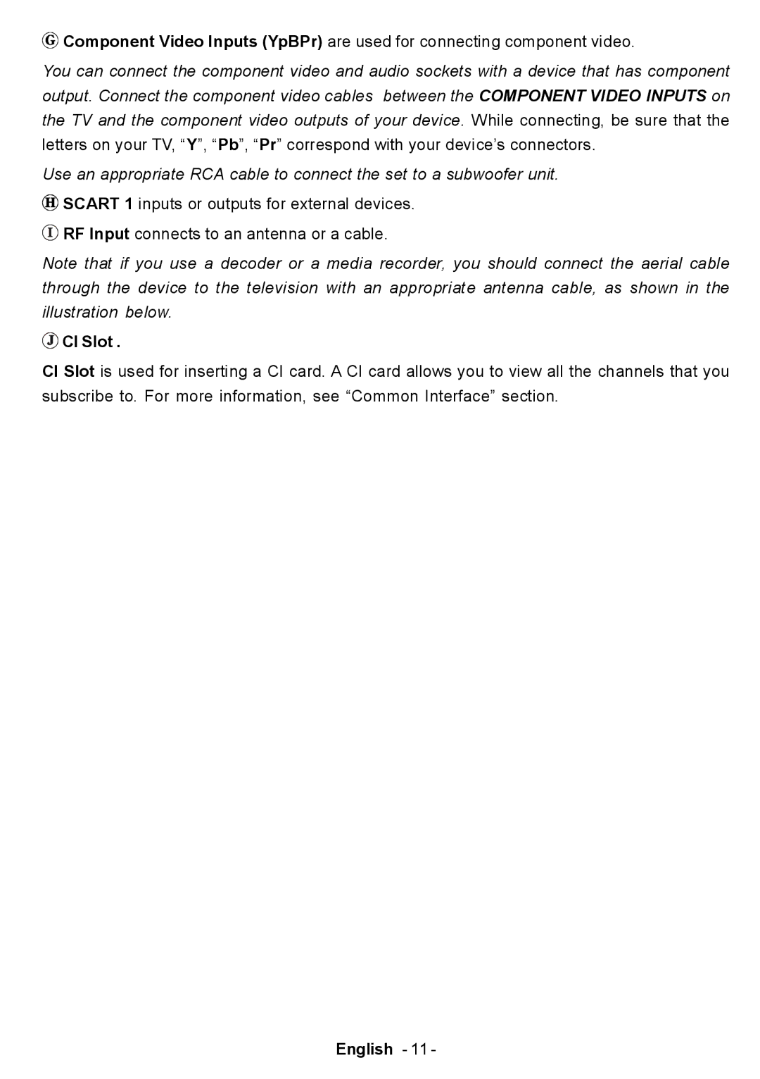 Electrolux ETV45000X user manual CI Slot 