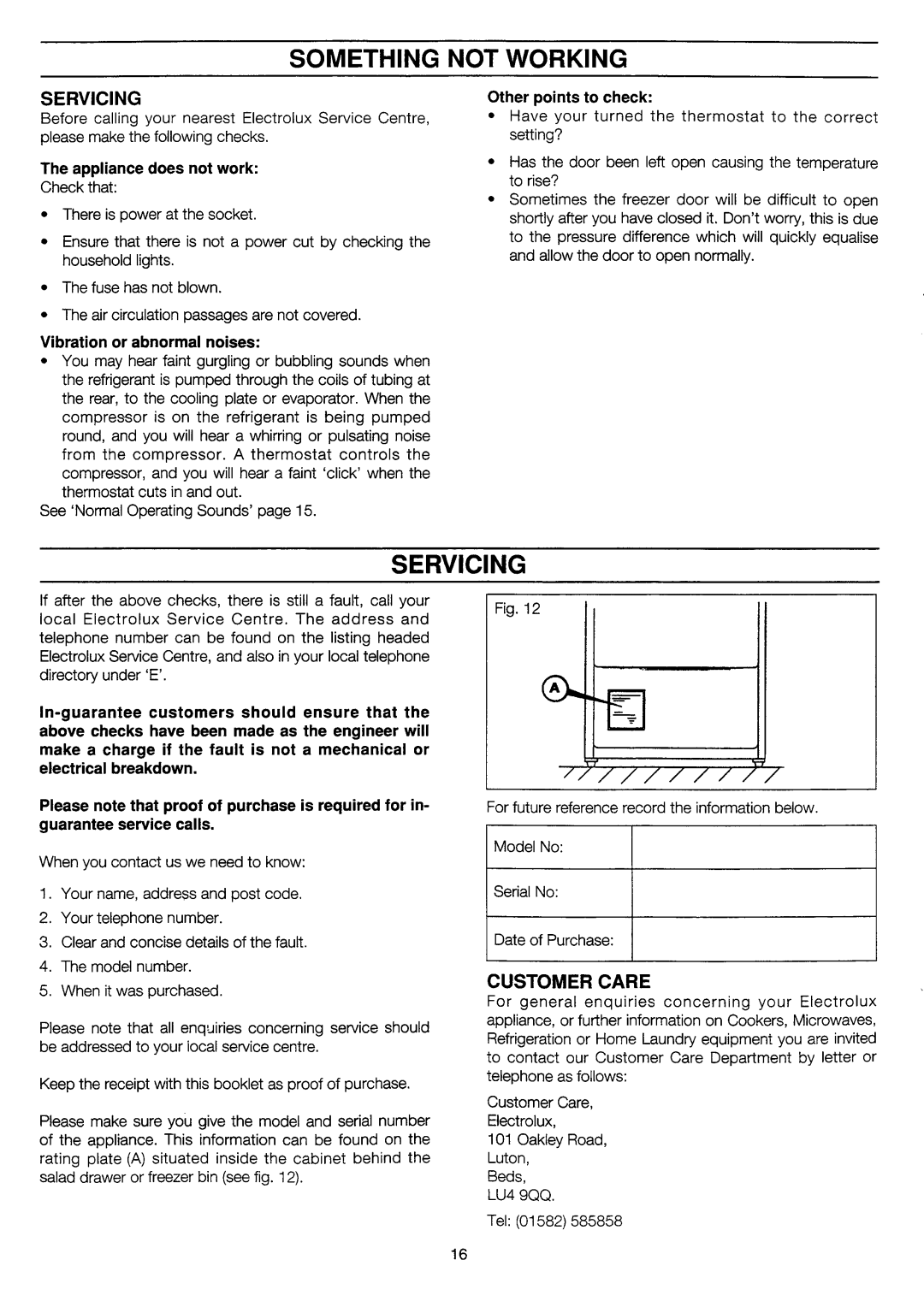 Electrolux EU 1150T manual 