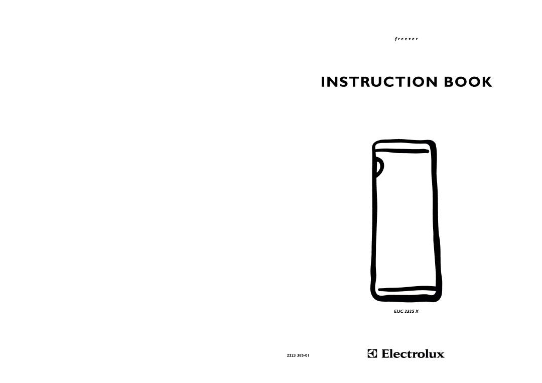 Electrolux EUC 2325 X manual Instruction Book 