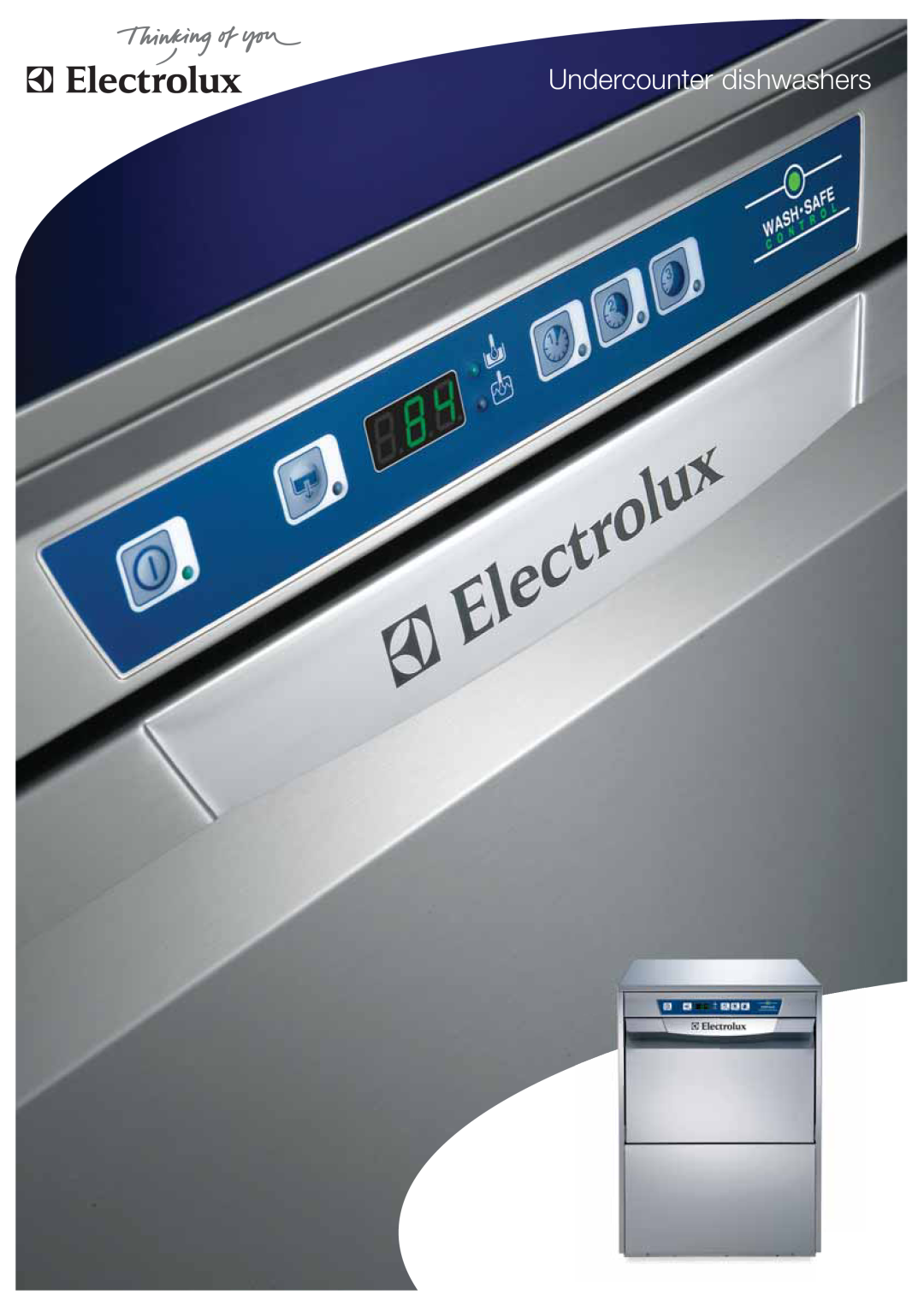 Electrolux EUCAIWL, EUC3, EUCI, EUCAICL, EUC1 manual Undercounter dishwashers 