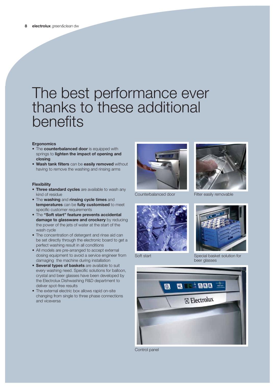 Electrolux EUC3, EUCAIWL, EUCI, EUCAICL, EUC1 manual The best performance ever thanks to these additional beneﬁ ts 