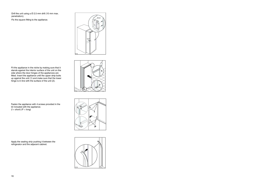 Electrolux EUF 2320 manual 13mm D740 