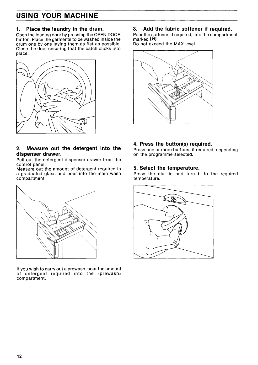 Electrolux EW 1230F manual 