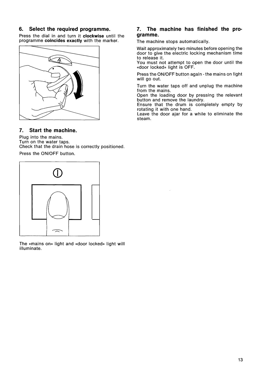 Electrolux EW 1230F manual 