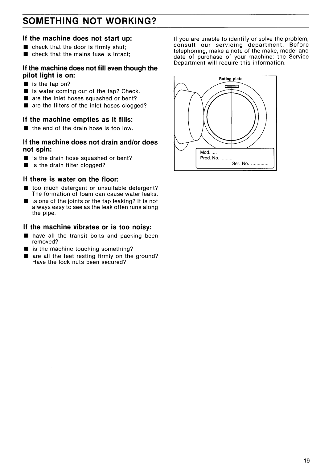 Electrolux EW 1230F manual 