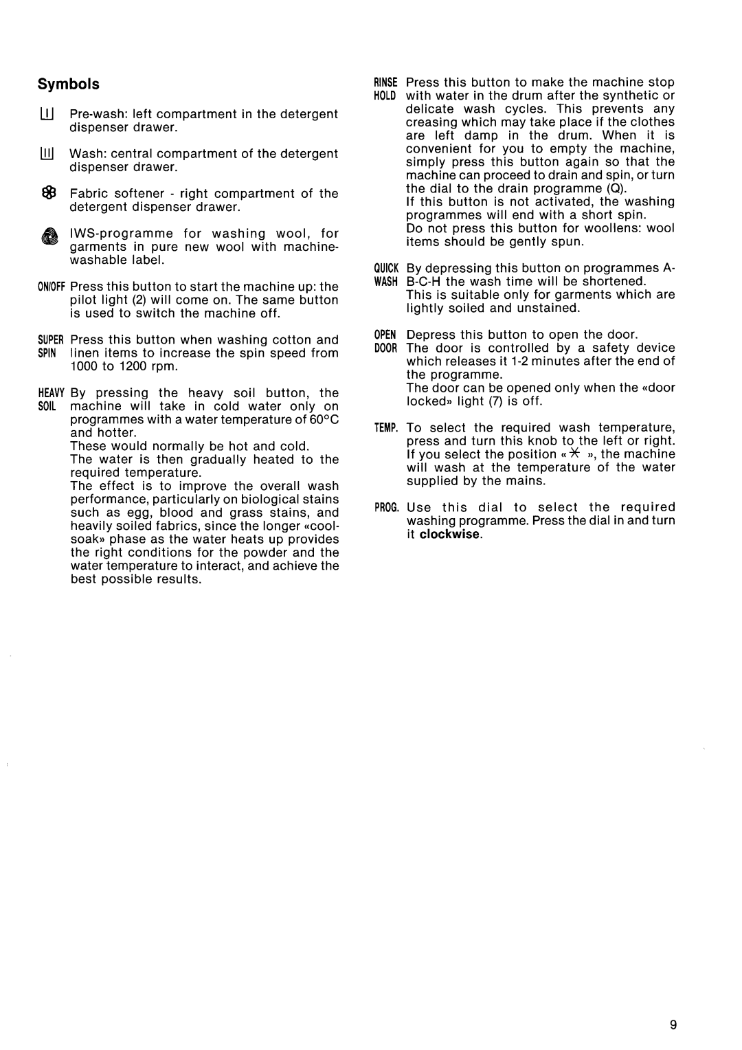 Electrolux EW 1230F manual 