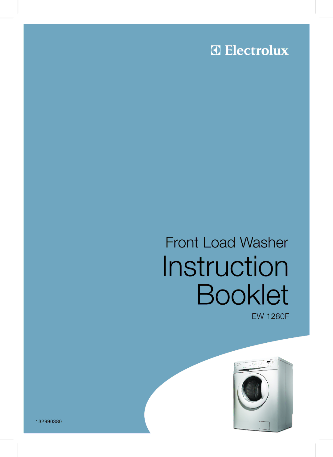 Electrolux EW 1280F manual Instruction Booklet 