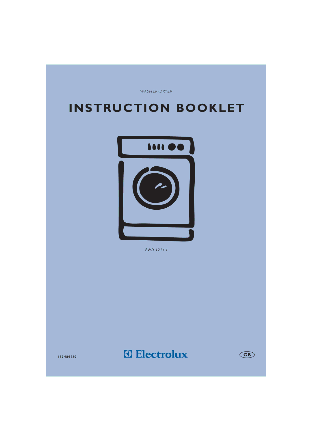 Electrolux EWD 1214 I manual Instruction Booklet 