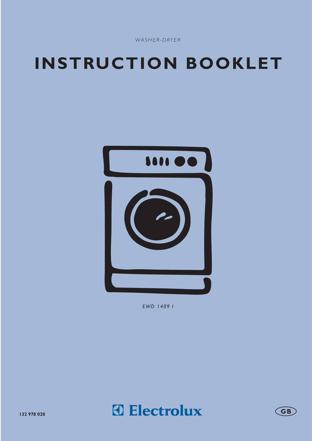 Electrolux EWD 1409 I manual Instruction Booklet 