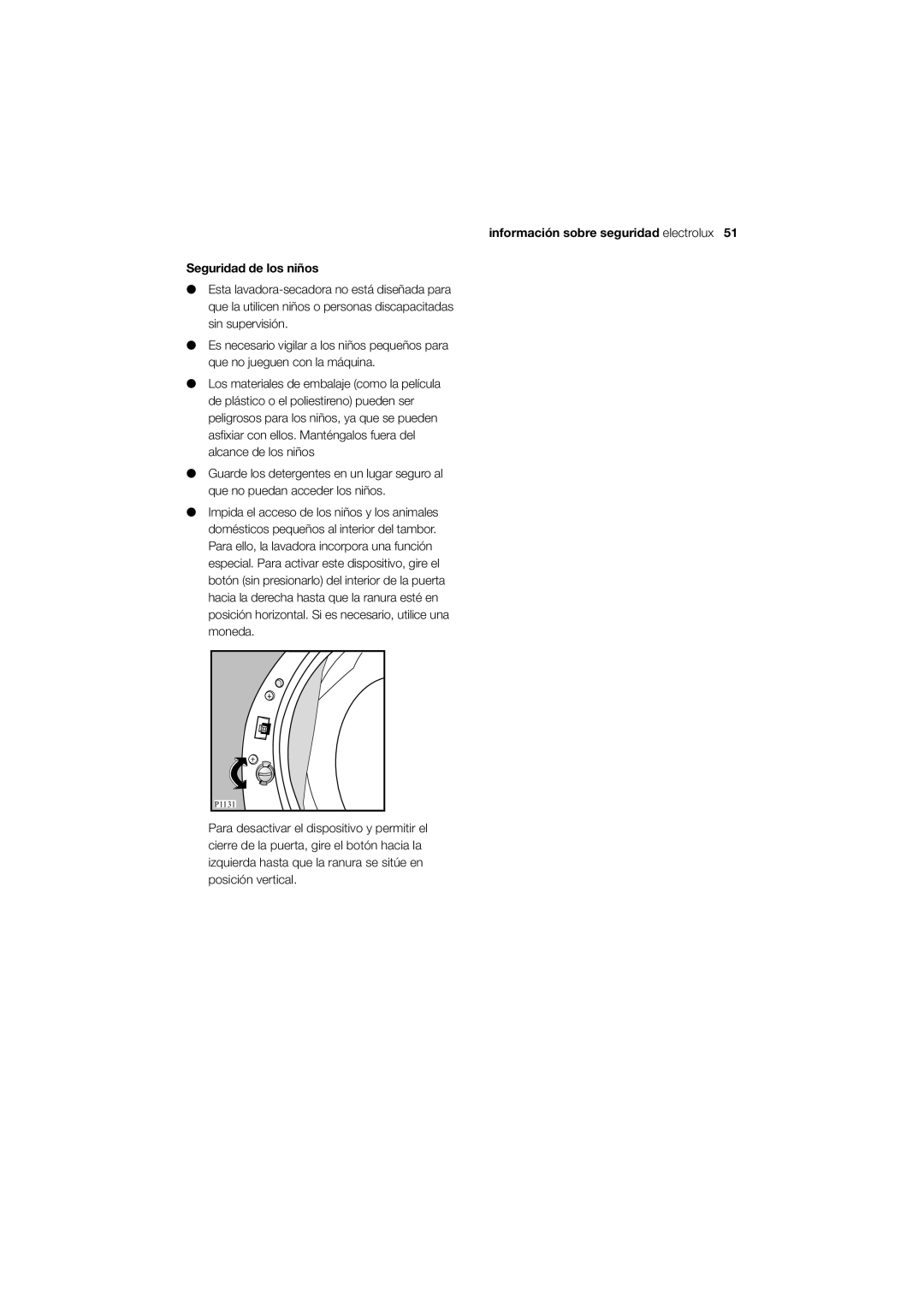 Electrolux EWW 12480 W user manual P1131 