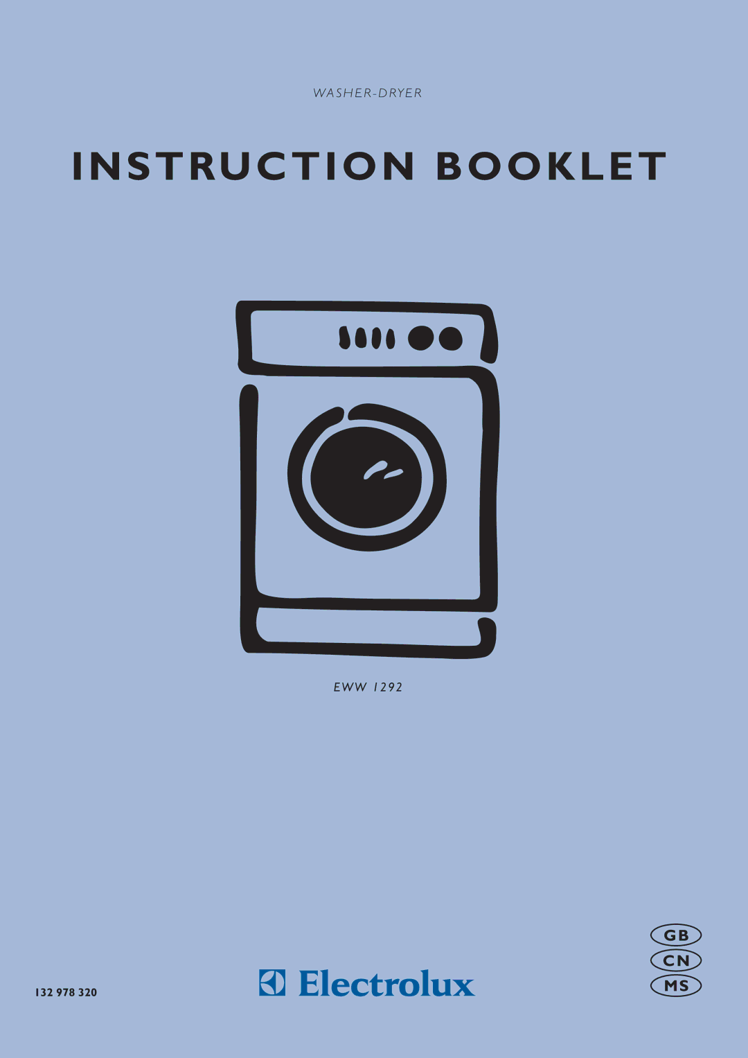 Electrolux EWW 1292 manual Instruction Booklet 