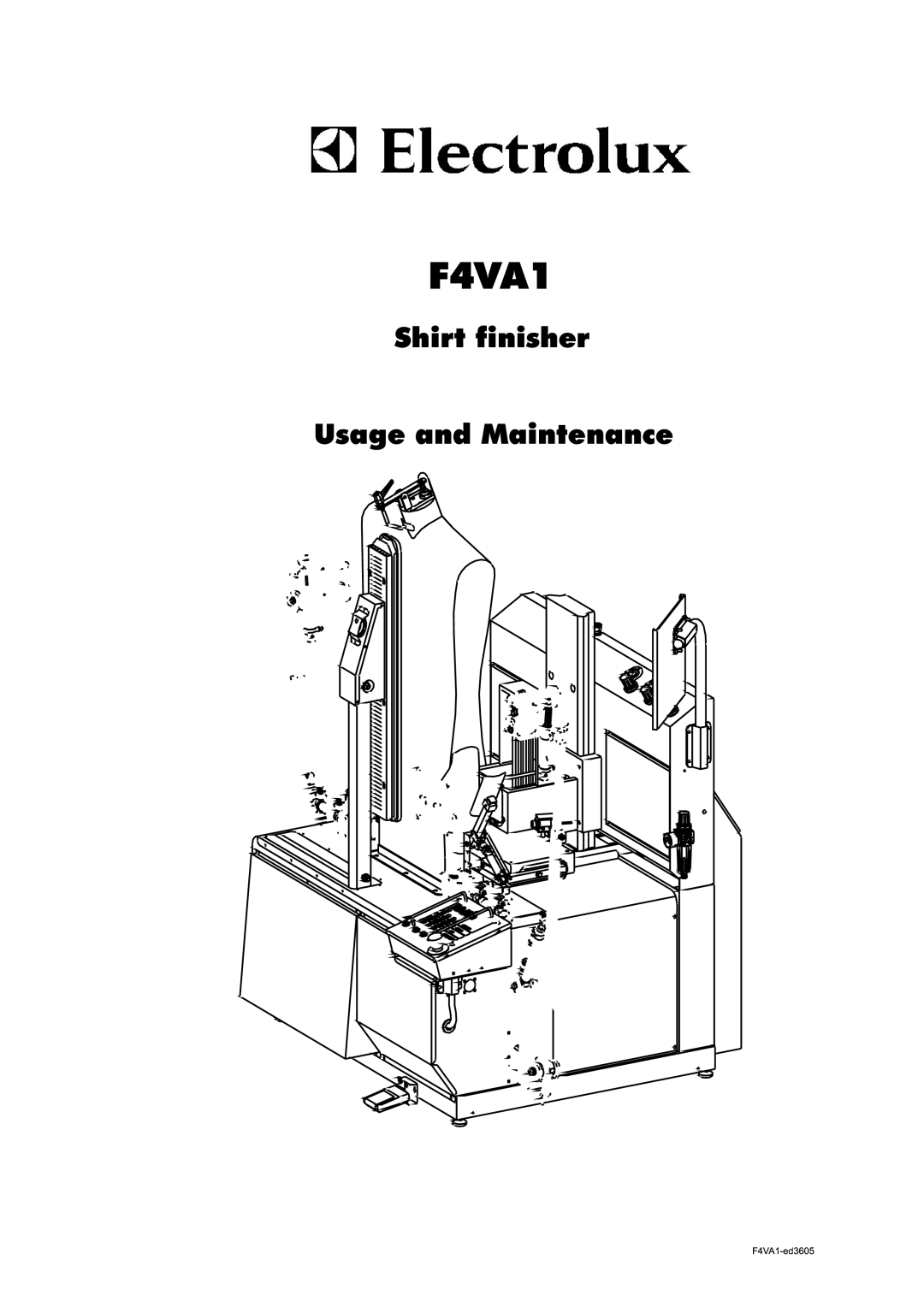 Electrolux manual F4VA1-ed3605 