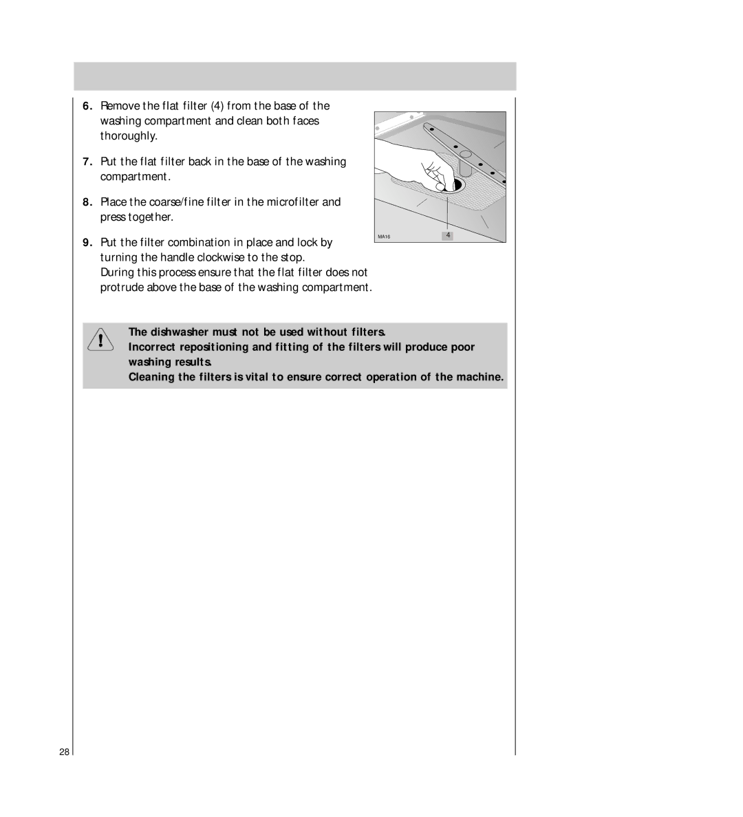 Electrolux FAVORIT 44740 manual MA16 