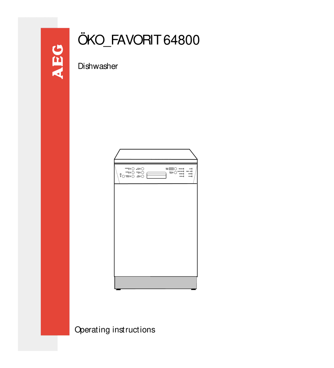 Electrolux FAVORIT 64800 manual Ökofavorit 