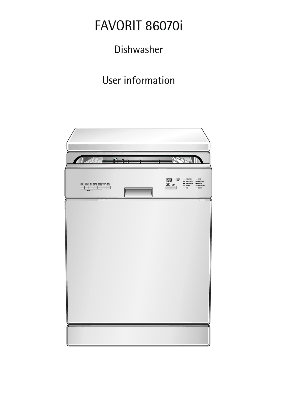 Electrolux FAVORIT 86070i manual Favorit 