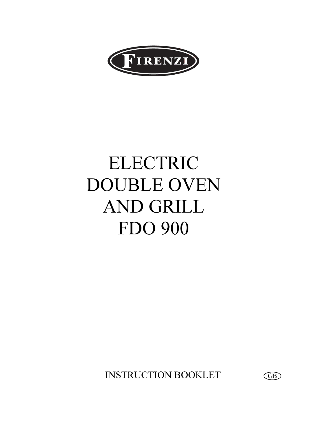 Electrolux FDO 900 manual Electric Double Oven Grill 