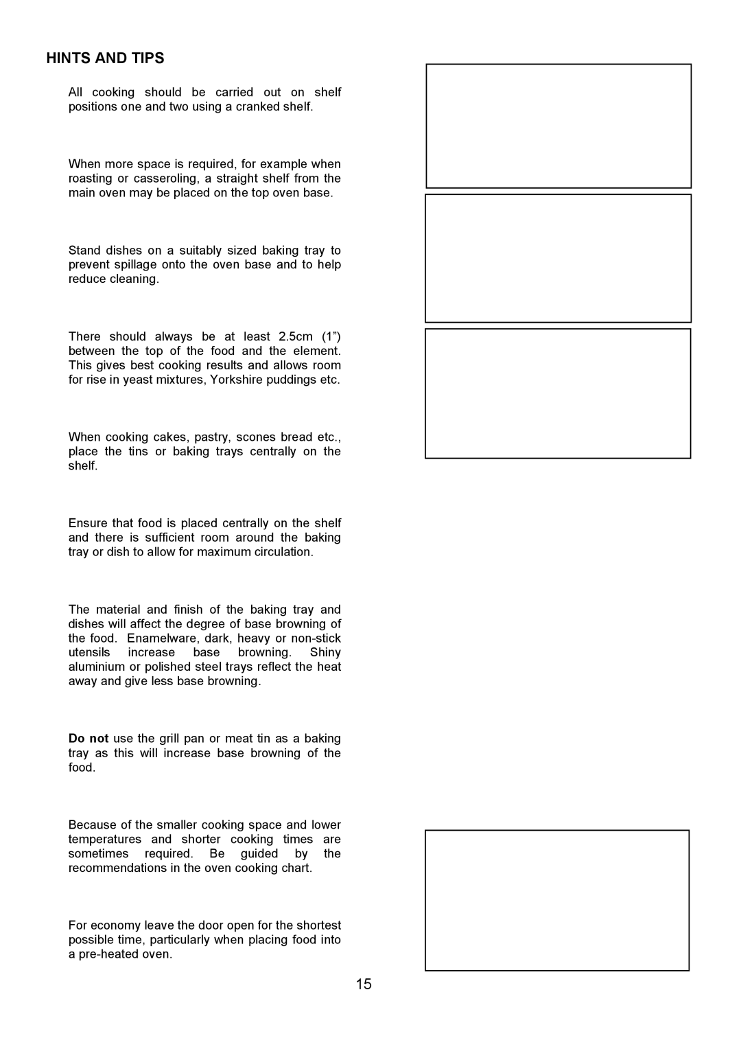 Electrolux FDO 900 manual Hints and Tips 