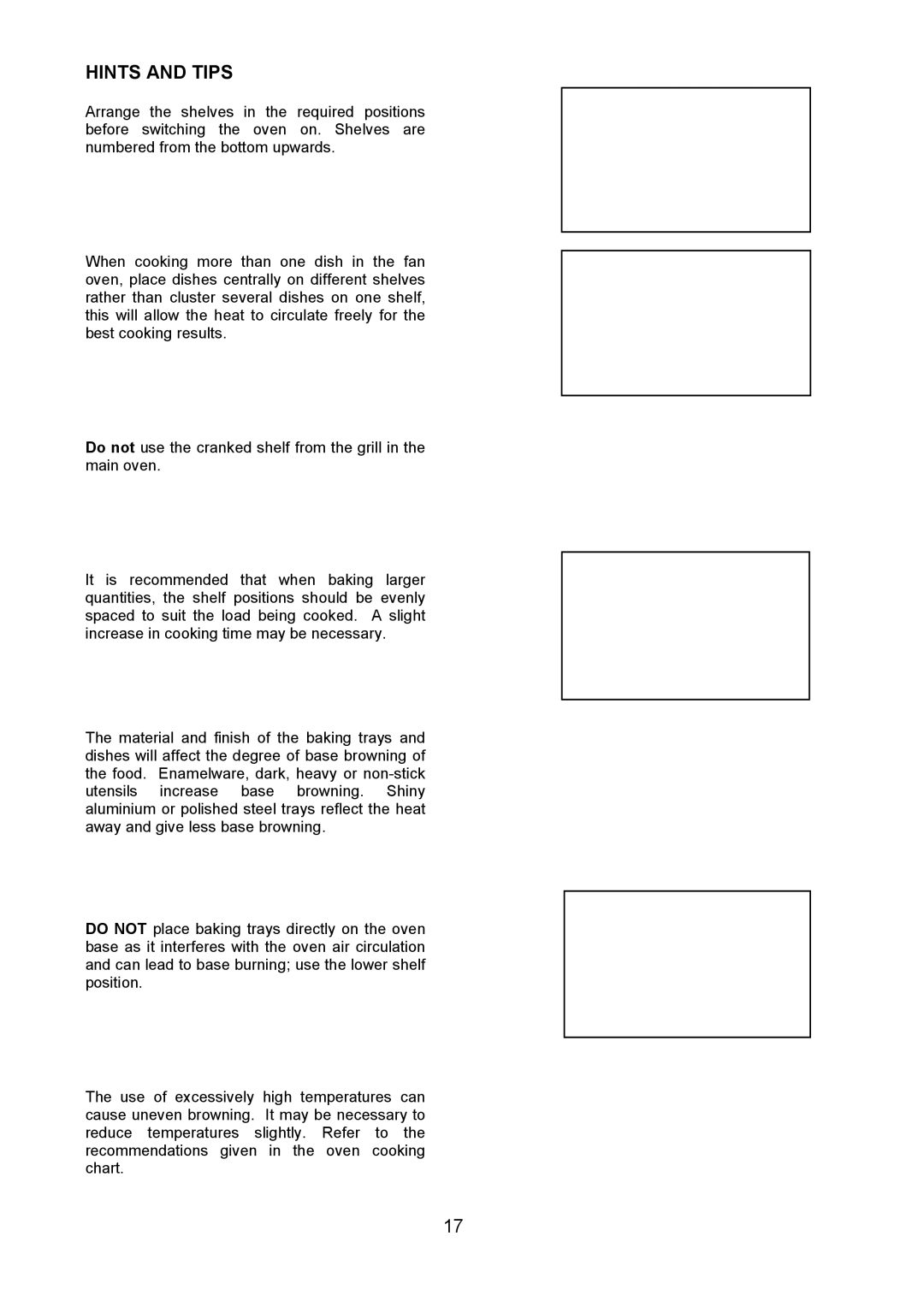 Electrolux FDO 900 manual Hints and Tips 