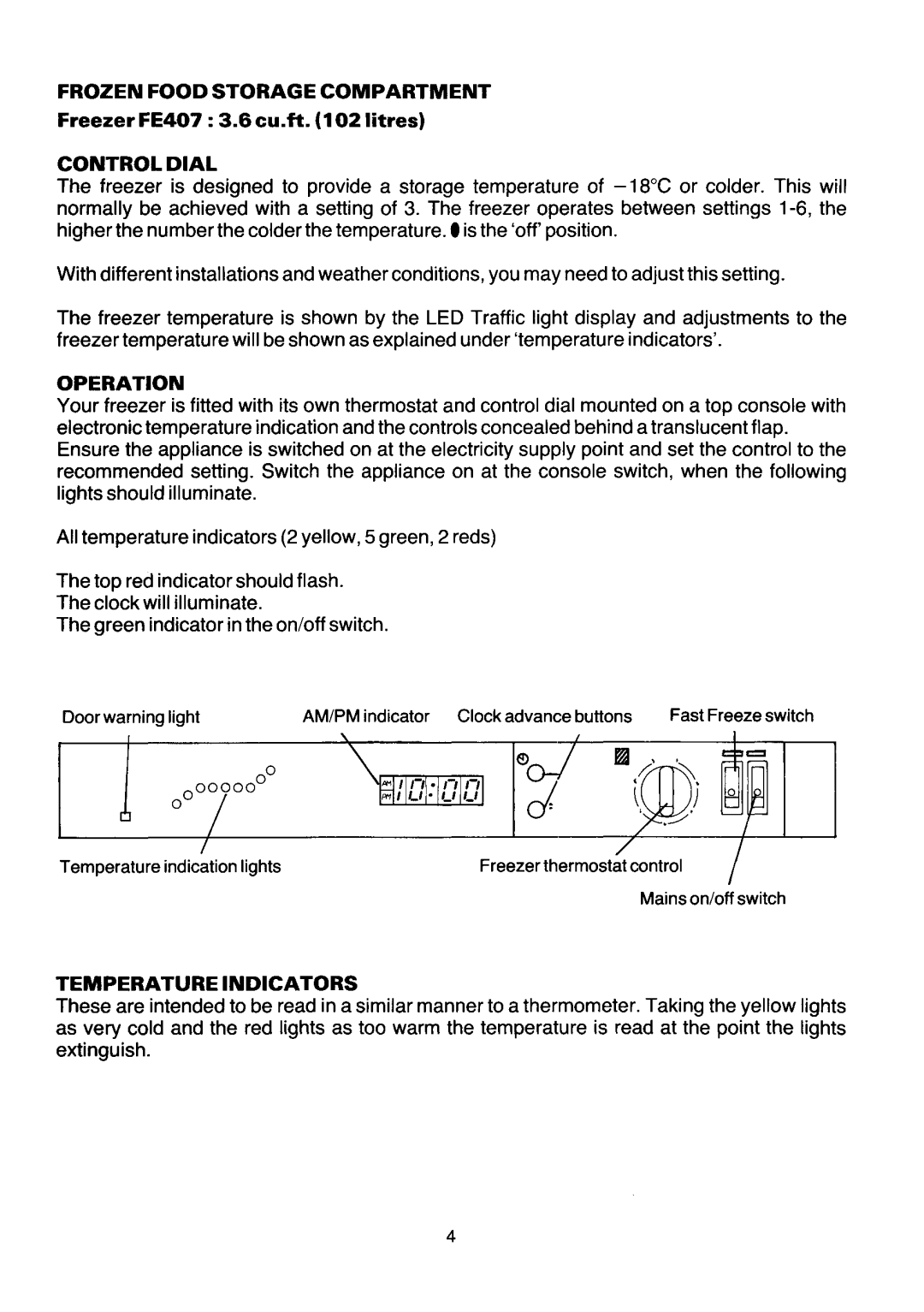 Electrolux FE407 manual 