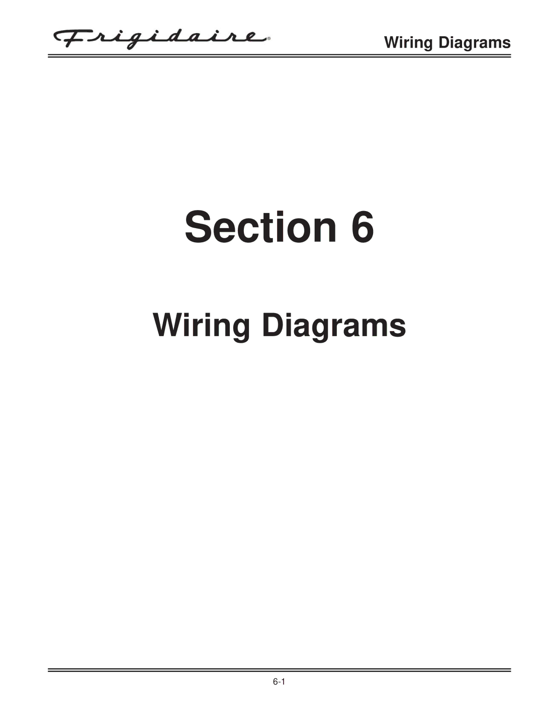 Electrolux FKCH17F7HW service manual Wiring Diagrams 